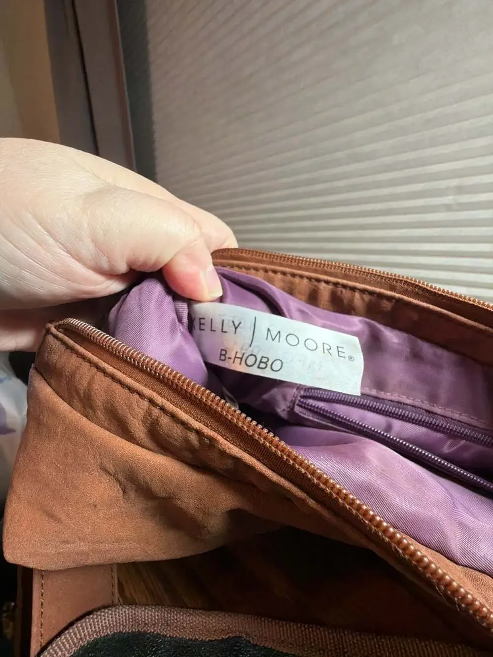 Kelly Moore Hobo Camera Bag Walnut Brown Leather